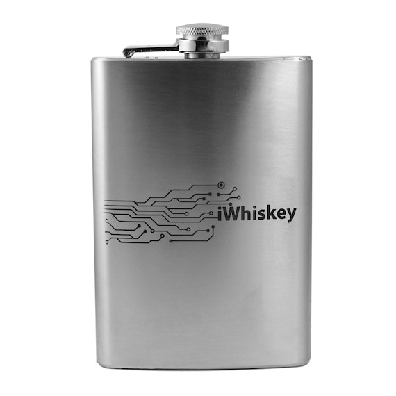 8oz iWhiskey Stainless Steel Flask 8oz iWhiskey Stainless Steel Flask