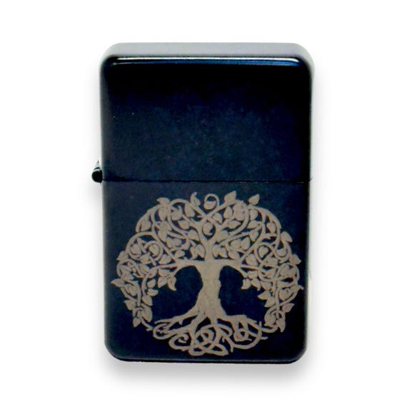 Black Lighter - Celtic Tree of Life Black Lighter - Celtic Tree of Life