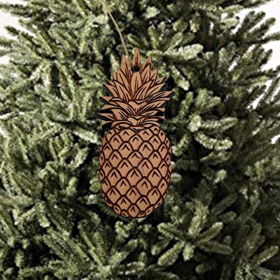 Pineapple - Cedar Ornament Pineapple - Cedar Ornament