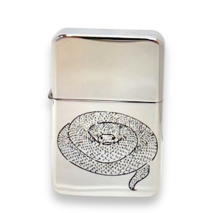 Lighter Coiled Snake CHROME Lighter Coiled Snake CHROME
