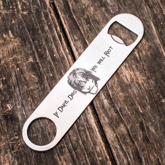 8oz If Daryl Dies We Riot Stainless Steel Flask 8oz If Daryl Dies We Riot Stainless Steel Flask