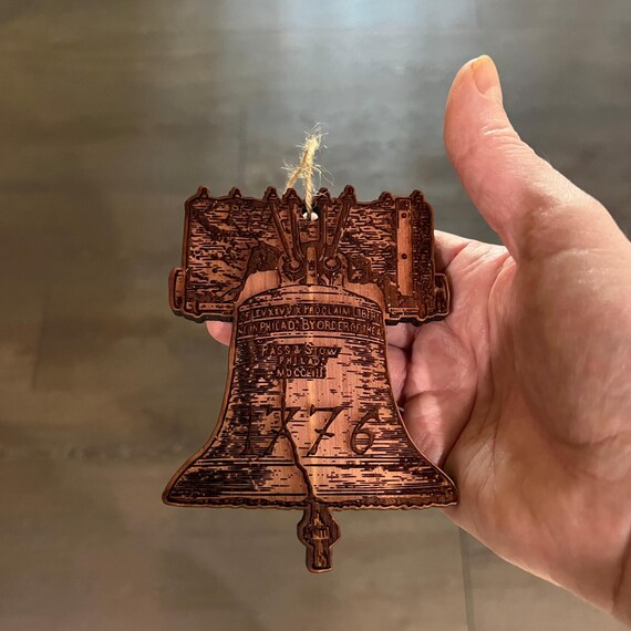 1776 Liberty Bell - Cedar Ornament 1776 Liberty Bell - Cedar Ornament