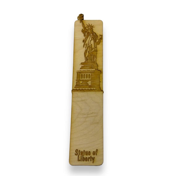 Bookmark - Statue Of Liberty - Birch wood Bookmark - Statue Of Liberty - Birch wood