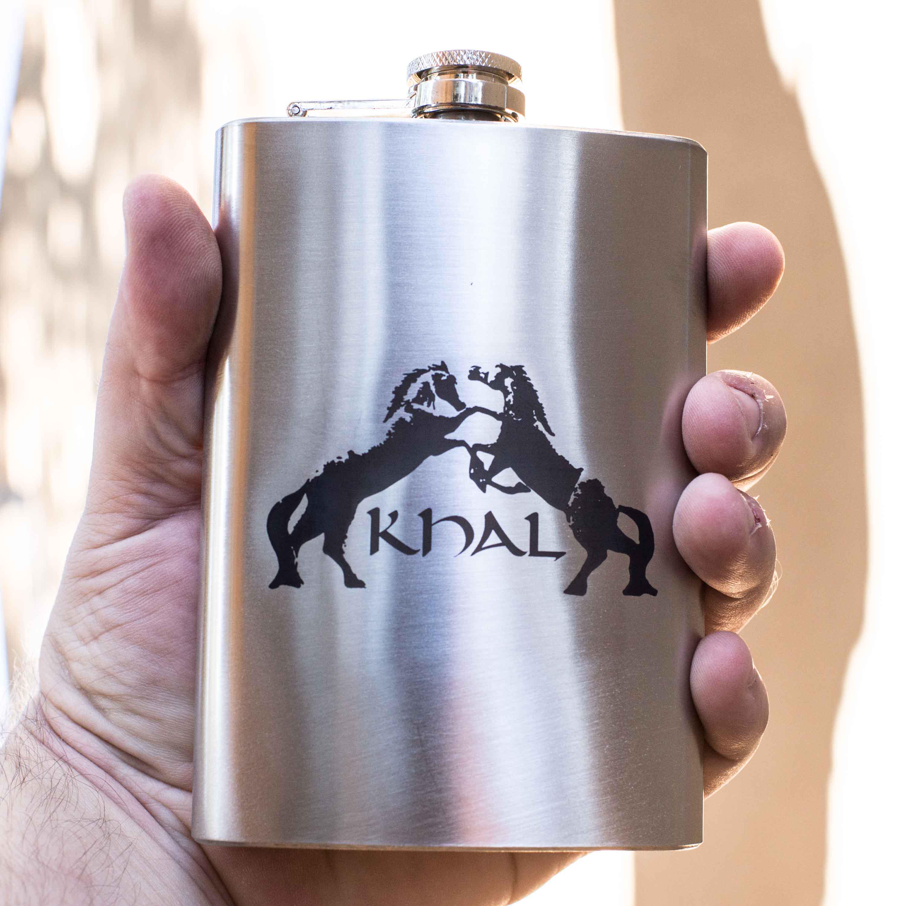 8oz Khal Stainless Steel Flask 8oz Khal Stainless Steel Flask
