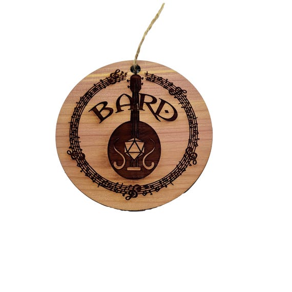 Bard - Cedar Ornament Bard - Cedar Ornament
