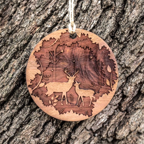 Ornament - We're Engaged 2021 - Raw Wood 3x3in Ornament - We're Engaged 2021 - Raw Wood 3x3in