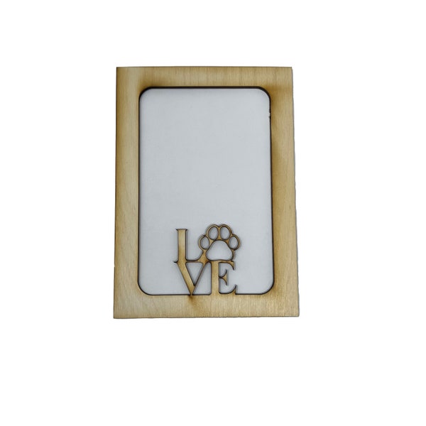 Paw Print 5x7 Picture Frame - Etsy