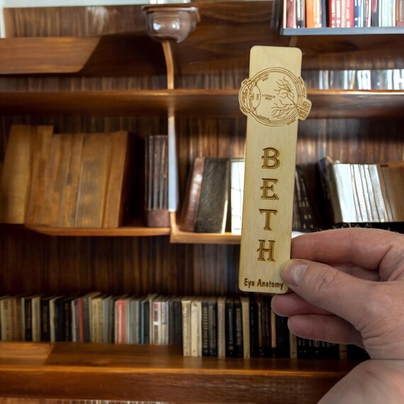 Bookmark - Eye Anatomy - Birch wood Bookmark - Eye Anatomy - Birch wood
