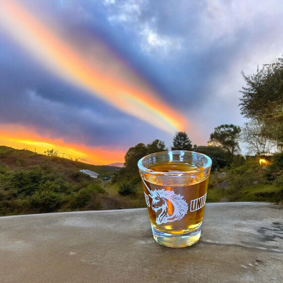 2oz Because Unicorns Shot glass 2oz Because Unicorns Shot glass