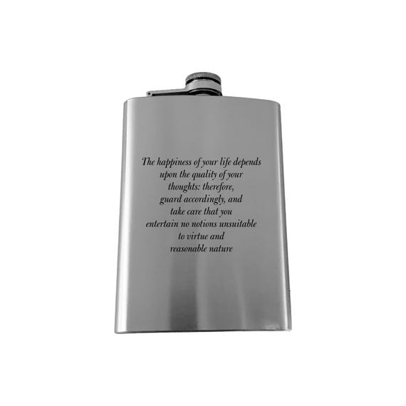 8oz BLACK Cowboy Life Flask 8oz BLACK Cowboy Life Flask