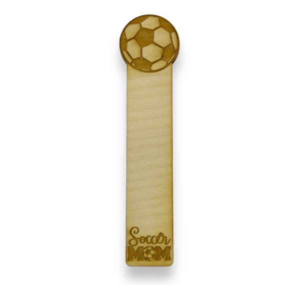 Bookmark - Soccer Mom - Birch wood Bookmark - Soccer Mom - Birch wood