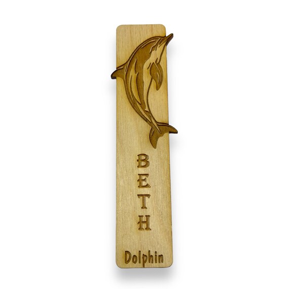 Bookmark - Dolphin - Birch wood Bookmark - Dolphin - Birch wood