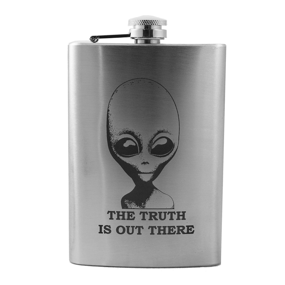 8oz The Truth is Out There Stainless Steel Flask 8oz The Truth is Out There Stainless Steel Flask