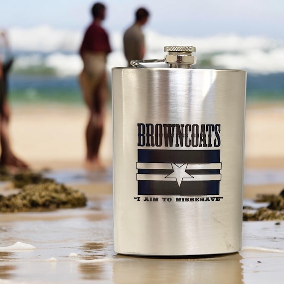 8oz Browncoats Stainless Steel Flask 8oz Browncoats Stainless Steel Flask