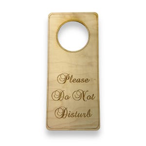 Bitte nicht stören Türschild - Holz