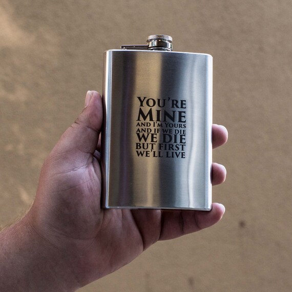 8oz You're Mine Stainless Steel Flask 8oz You're Mine Stainless Steel Flask