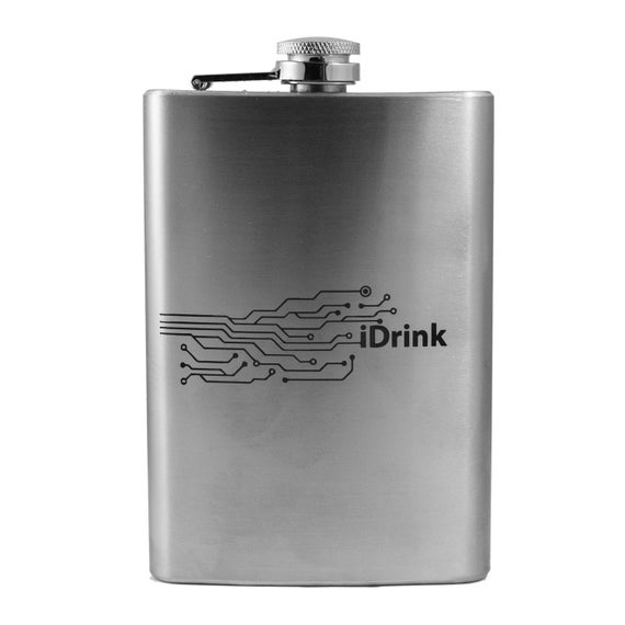8oz iDrink Stainless Steel Flask 8oz iDrink Stainless Steel Flask