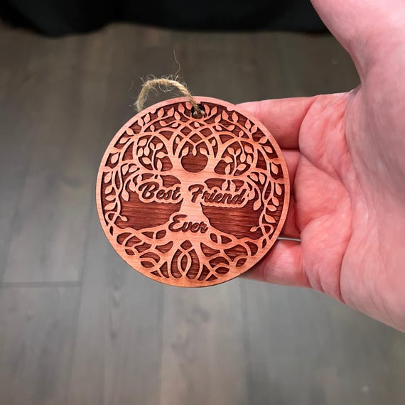 Best Friend Ever Celtic Tree of Life - Cedar Ornament Best Friend Ever Celtic Tree of Life - Cedar Ornament