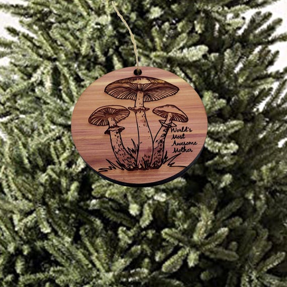 Toadstool - Cedar Ornament Toadstool - Cedar Ornament
