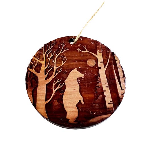 CEDAR Winter Polar Bear - CEDAR Ornament CEDAR Winter Polar Bear - CEDAR Ornament