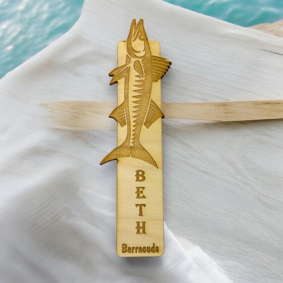 Bookmark - Barracuda - Birch wood Bookmark - Barracuda - Birch wood
