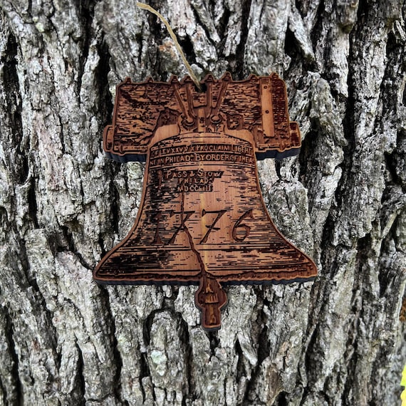 1776 Liberty Bell - Cedar Ornament 1776 Liberty Bell - Cedar Ornament