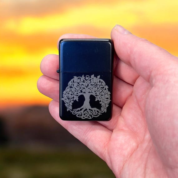 Black Lighter - Celtic Tree of Life Black Lighter - Celtic Tree of Life