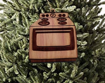 Stove - Cedar Ornament