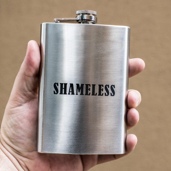 8oz Shameless Stainless Steel Flask 8oz Shameless Stainless Steel Flask