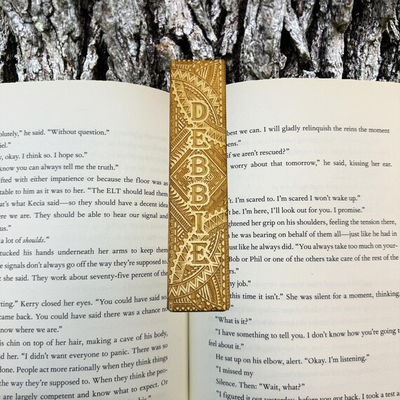 Bookmark - Polynesian Tribal - Birch Bookmark - Polynesian Tribal - Birch