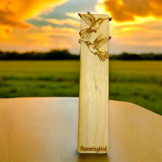 Bookmark - Hummingbird - Birch wood Bookmark - Hummingbird - Birch wood
