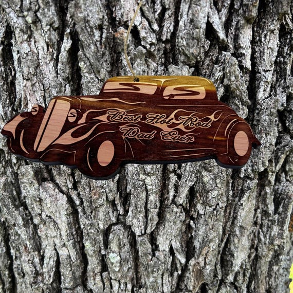 34 Coupe - Cedar Ornament 34 Coupe - Cedar Ornament