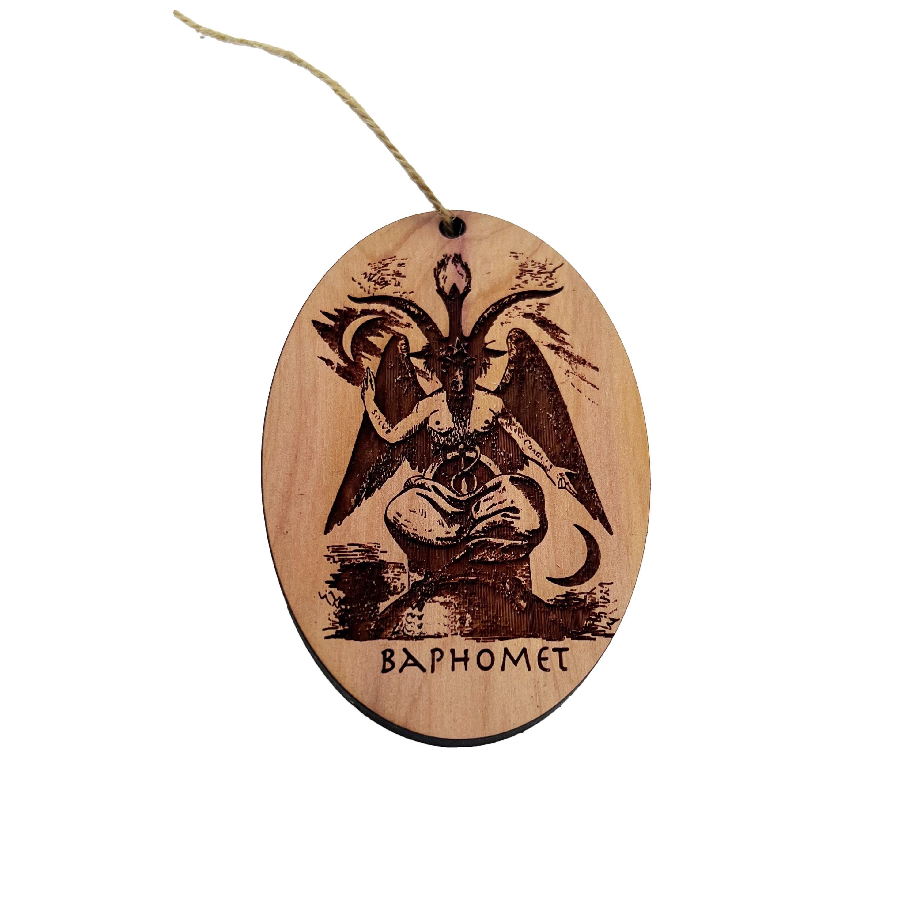 Baphomet - Cedar Ornament Baphomet - Cedar Ornament