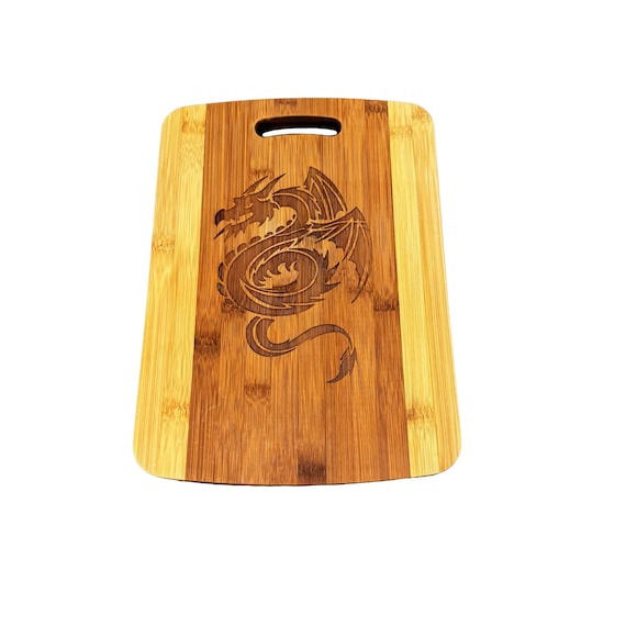 Flying Dragon Cutting Board 14''x9.5''x.5'' Bamboo Flying Dragon Cutting Board 14''x9.5''x.5'' Bamboo