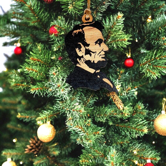 Abe Lincoln - Cedar Ornament Abe Lincoln - Cedar Ornament