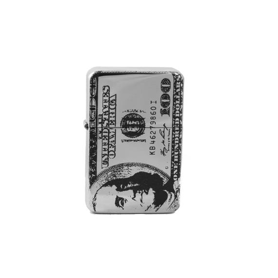 Lighter - 1 Dollar Bill High Polish Chrome Lighter - 1 Dollar Bill High Polish Chrome