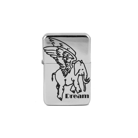 Lighter - Flying Elephant High Polish Chrome Lighter - Flying Elephant High Polish Chrome