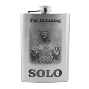 8oz I&#39;m Drinking Solo Stainless Steel Flask