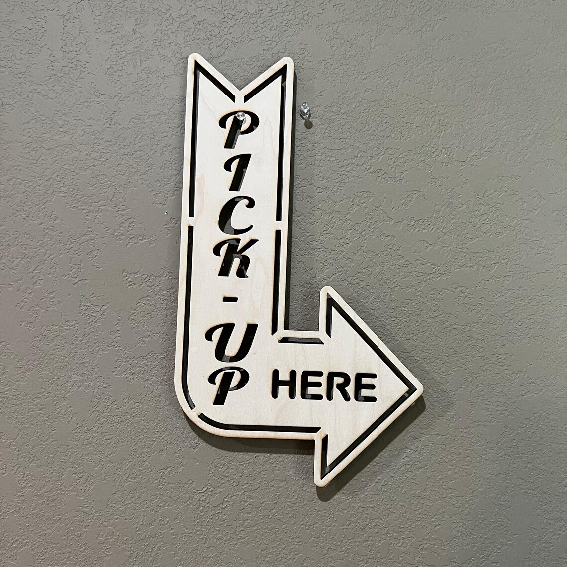Pick up Here Left and Right Arrows Signs (both Signs) - Etsy