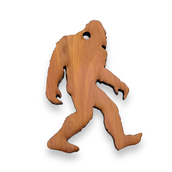 Sasquatch - Bigfoot Raw Cedar Ornament 2.5x3.5in Sasquatch - Bigfoot Raw Cedar Ornament 2.5x3.5in