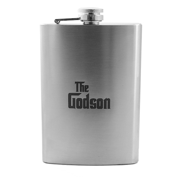 8oz The Godson Stainless Steel Flask 8oz The Godson Stainless Steel Flask