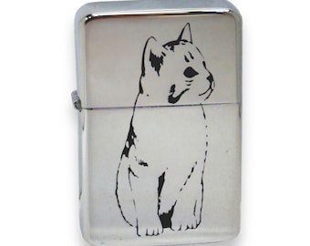 Aansteker - Kitten hoogglans chroom