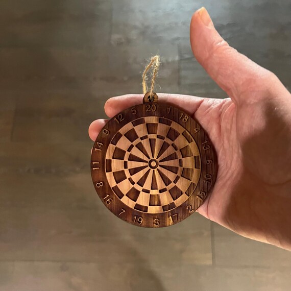 Dart Board - Cedar Ornament Dart Board - Cedar Ornament
