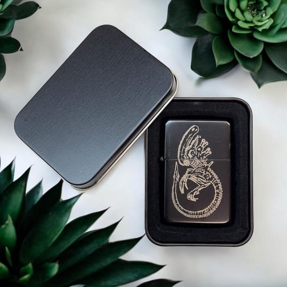 Lighter - Alien Fossil - Chrome Lighter - Alien Fossil - Chrome