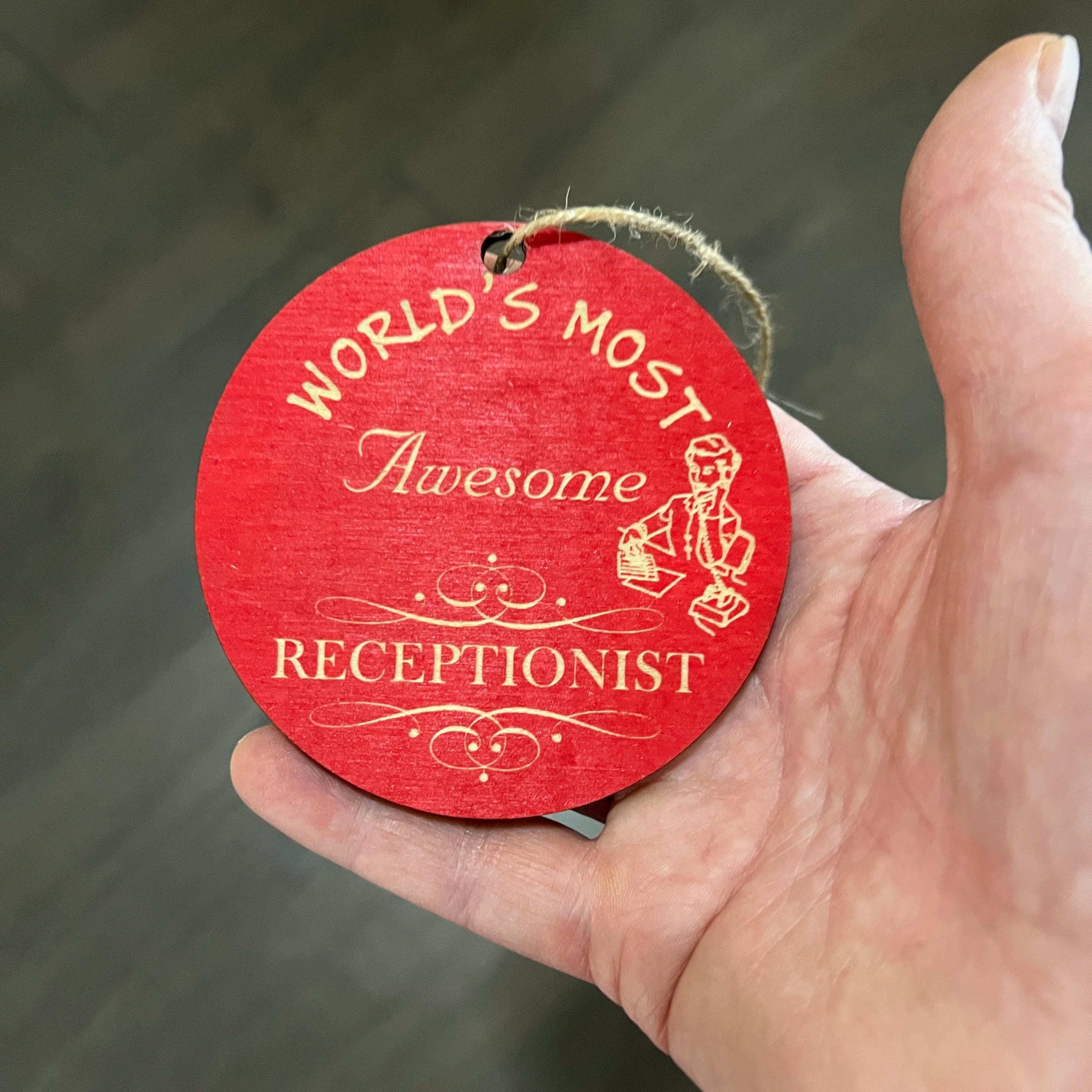 オーナメント - RED 世界一素晴らしい受付係 - Etsy 日本