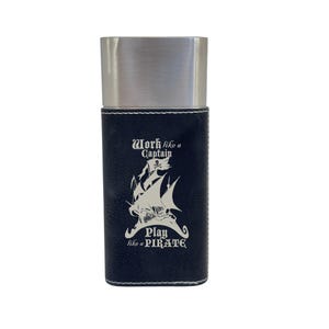 Cigar Case with Cutter - Work like a captain Play like a pirate Leather Cigar Case with Cutter - Work like a captain Play like a pirate Leather