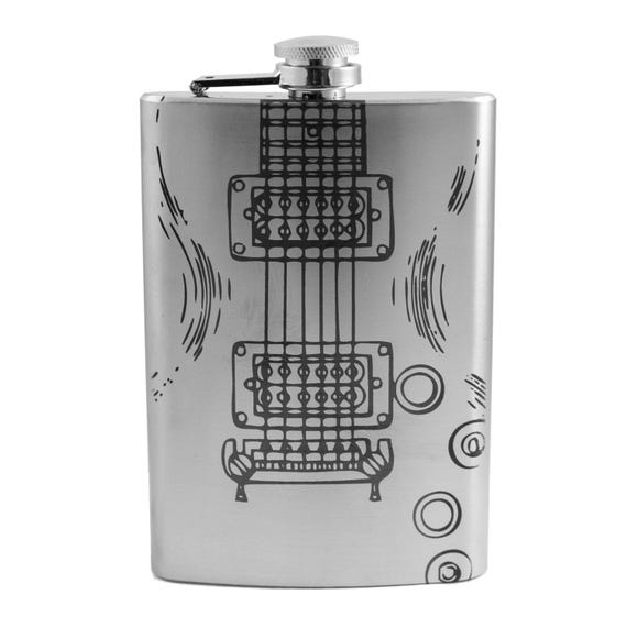 8oz Electric Guitar Stainless Steel Flask 8oz Electric Guitar Stainless Steel Flask