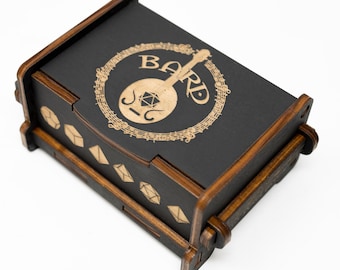Dice Box - Black - Bard - 6x4x3