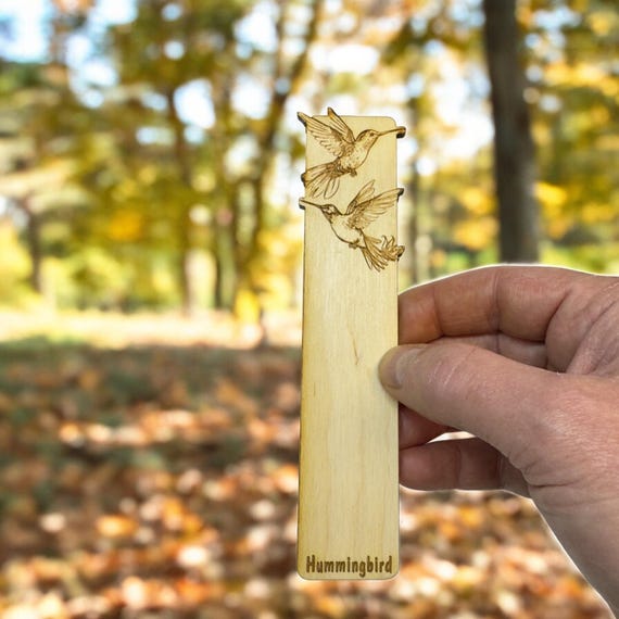 Bookmark - Hummingbird - Birch wood Bookmark - Hummingbird - Birch wood