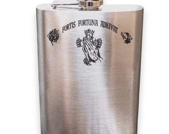 8oz Treble Clef Note Stainless Steel Flask 8oz Treble Clef Note Stainless Steel Flask